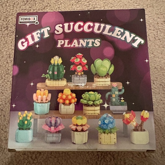 Other - Building blocks succulents plants new in box
